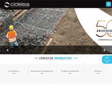 Tablet Screenshot of cidelsa.com